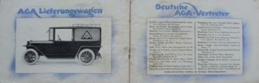 AGA Automobile "Ein Riese in der Leistung!" Modellprogramm 1921 (S0277)